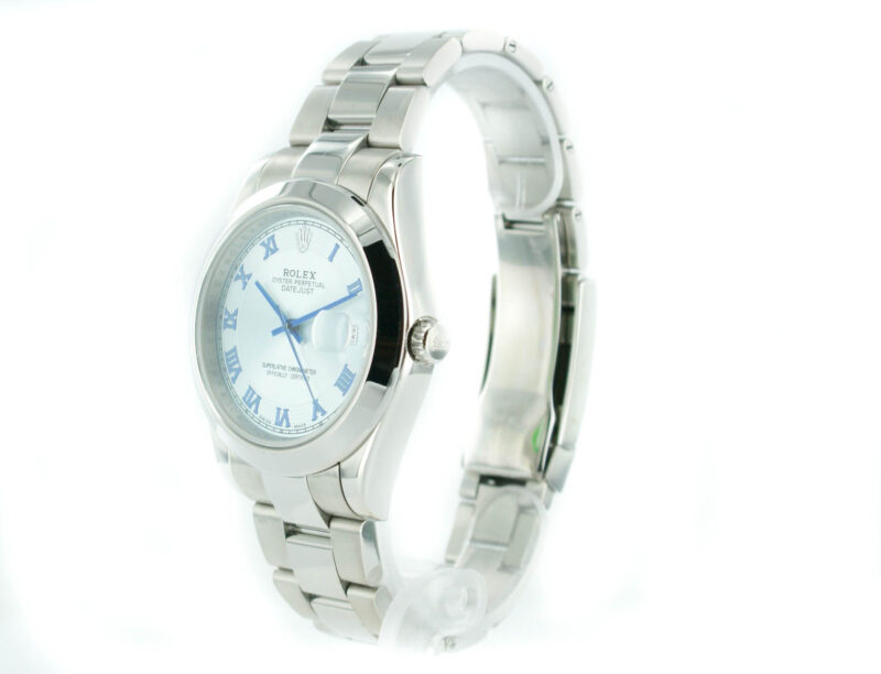 Rolex Datejust pearl silber mit stahl Armband – Bild 3