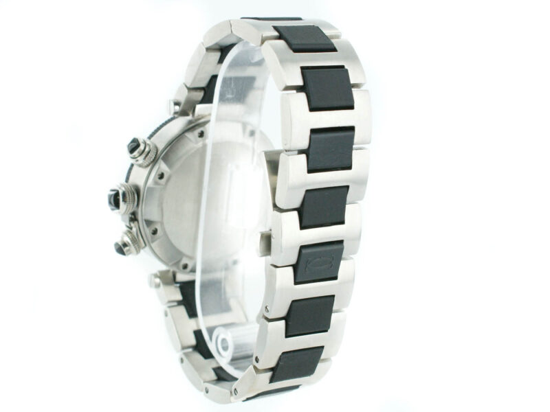 Cartier Pasha Seatimer Chronograph mit schwarzem Zifferblatt – Bild 5