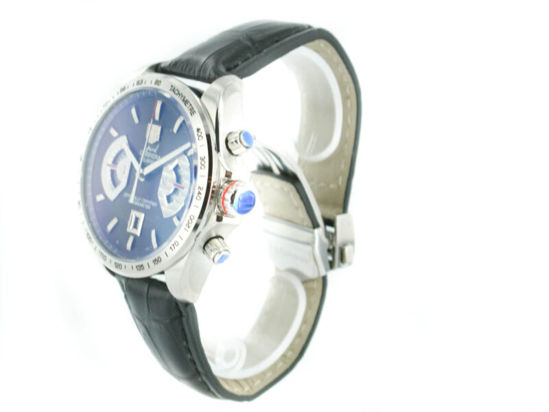 Tag Heuer Grand Carrera Leder mit schwarzem Zifferblatt – Bild 3