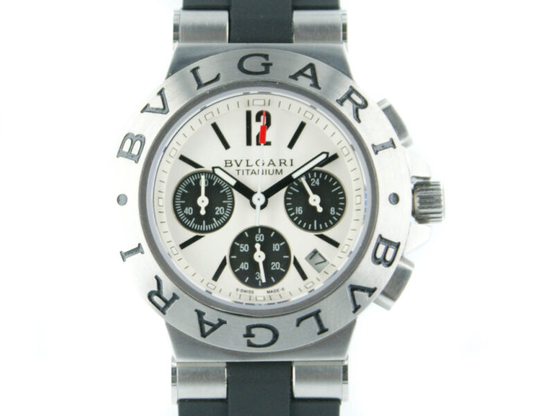 Bulgari DIAGONO Chrono Damen mit weissem Zifferblatt – Bild 7