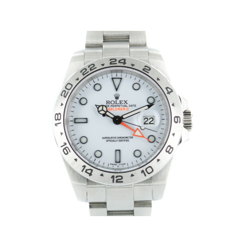 Rolex Explorer II Orange Hand weiss