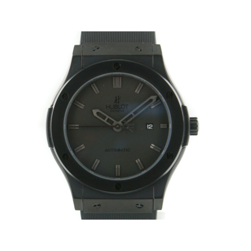 Hublot Classic Fusion All Black mit Kautschuk