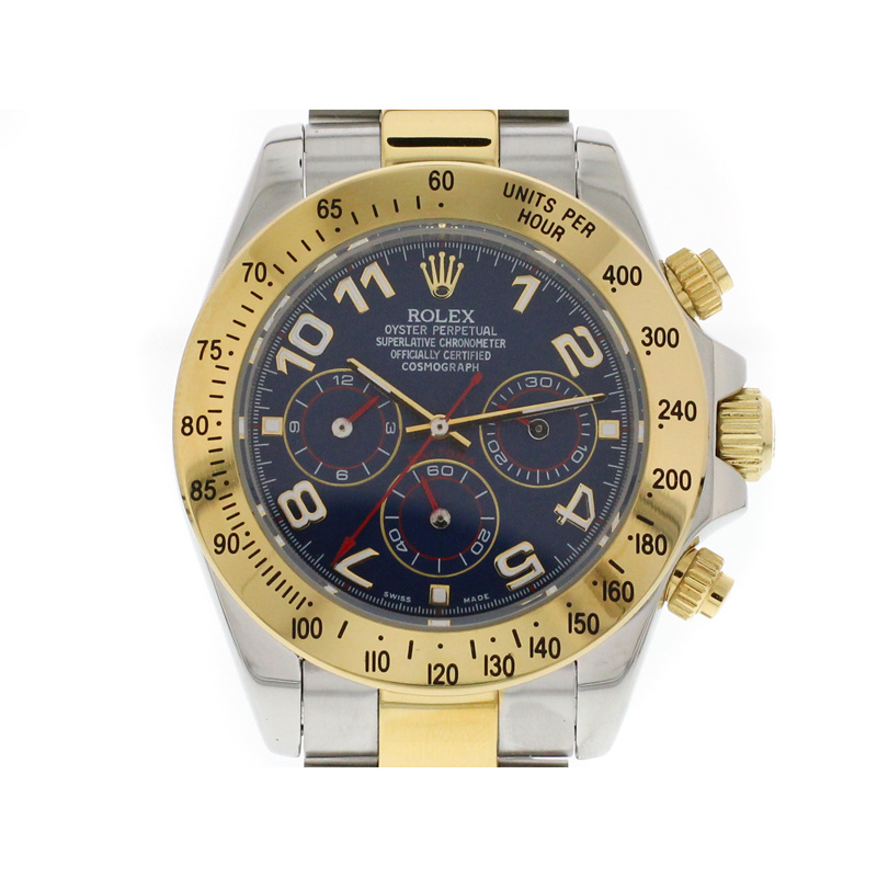 Klassische Herrenuhr mit runder Lünette und schwarzem Armband – replica.to