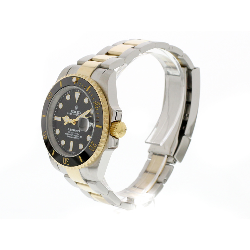 Rolex Submariner Date stahl / gold Keramik-Lünette