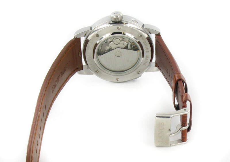 A. Lange & Söhne Grosse Lange 1 weiss Leder braun – Bild 6