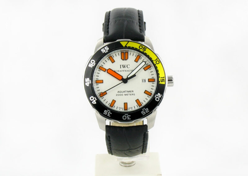 IWC Aquatimer Automatik leder/weiss – Bild 2