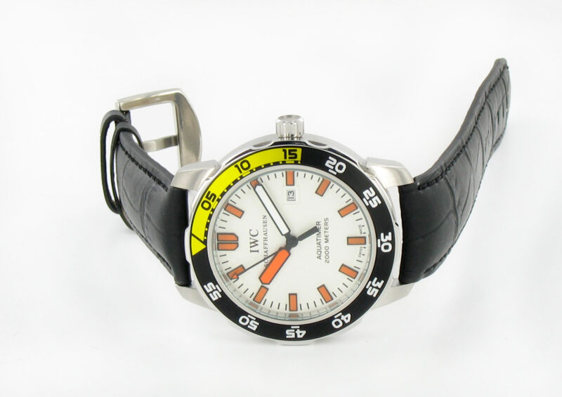 IWC Aquatimer Automatik leder/weiss – Bild 5