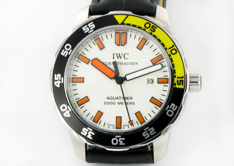 IWC Aquatimer Automatik leder/weiss – Bild 6