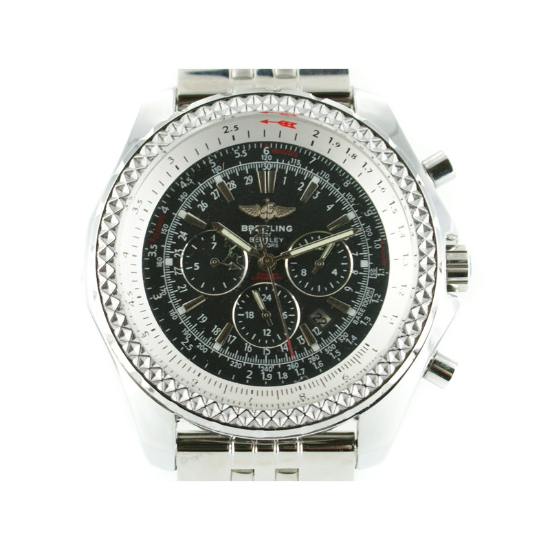 Breitling Bentley Le Mans Chrono stahl / schwarz