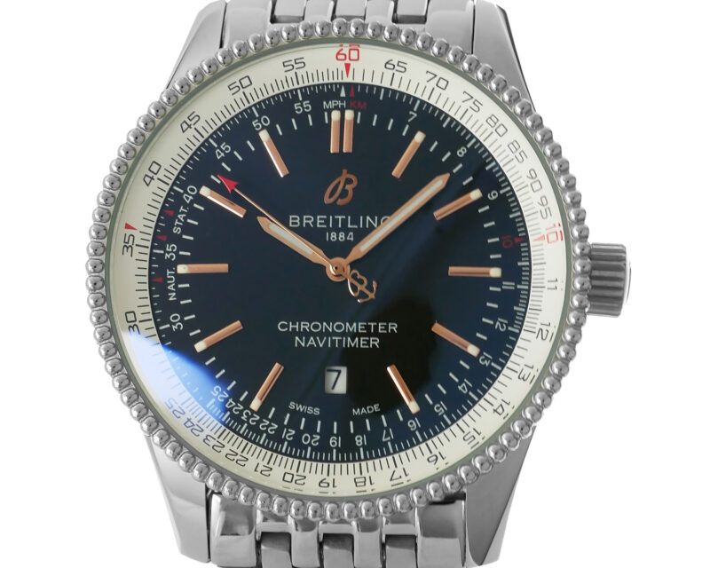 Breitling Automatic Navitimer 46 schwarz Zifferblatt
