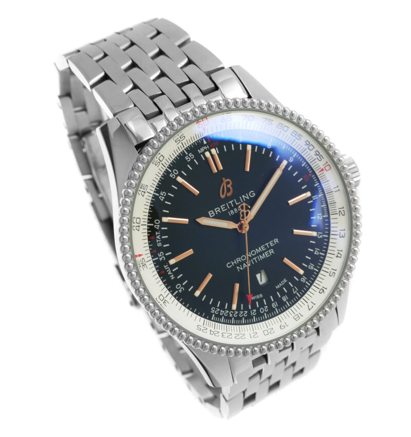 Breitling Automatic Navitimer 46 schwarz Zifferblatt – Bild 4