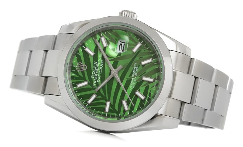 Rolex Datejust 36mm 2022 Palm Green – Bild 9
