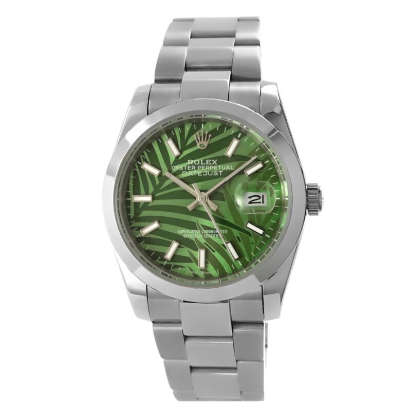 Rolex Datejust 36mm 2022 Palm Green – Bild 3