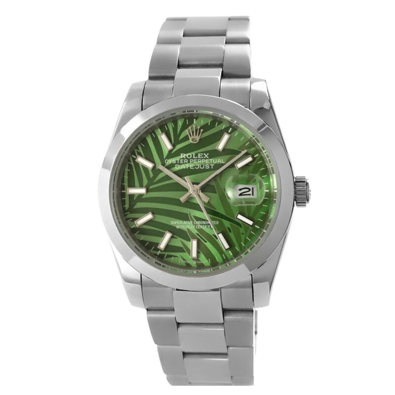 Rolex Datejust 36mm 2022 Palm Green