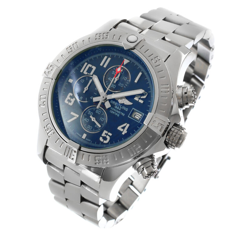 Breitling Super Avenger II Chrono stahl – Bild 4