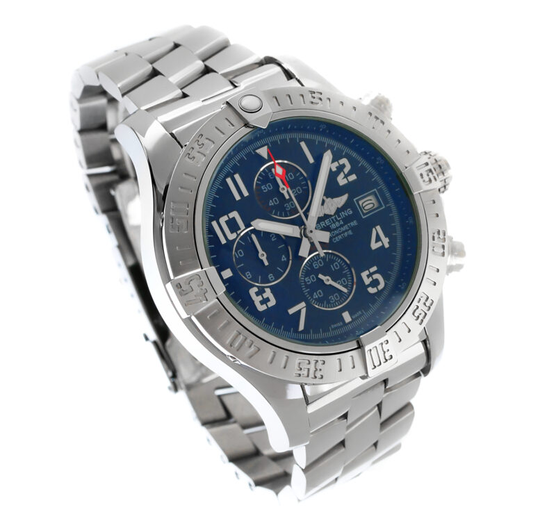 Breitling Super Avenger II Chrono stahl – Bild 5