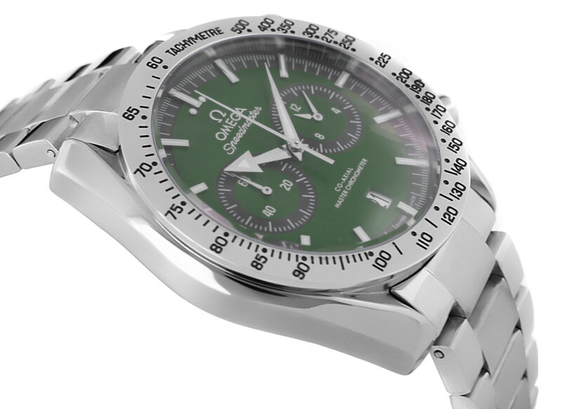 Omega Speedmaster 57 Co-Axial Chrono stahl grün – Bild 7