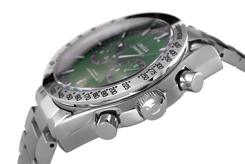 Omega Speedmaster 57 Co-Axial Chrono stahl grün – Bild 6