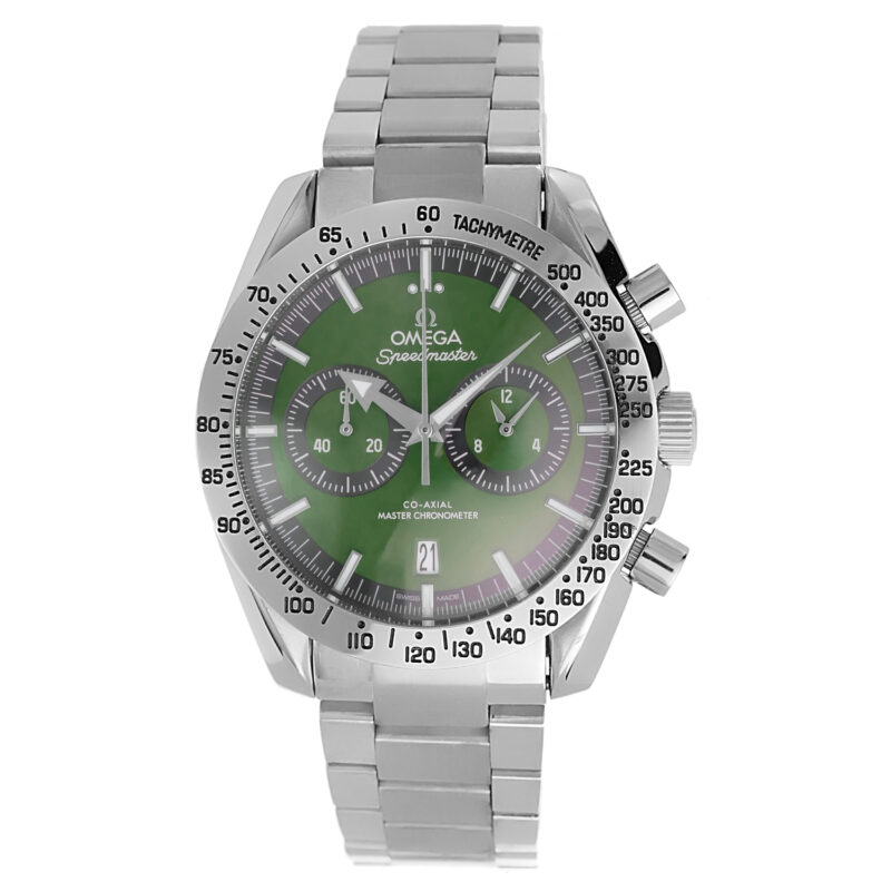Omega Speedmaster 57 Co-Axial Chrono stahl grün – Bild 3