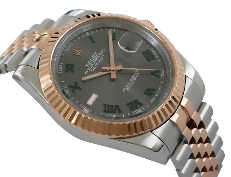 Rolex Datejust 41mm Oystersteel / Rosegold Wimbledon – Bild 8