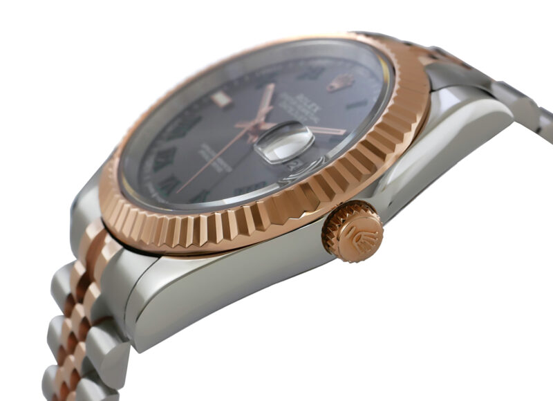 Rolex Datejust 41mm Oystersteel / Rosegold Wimbledon – Bild 7