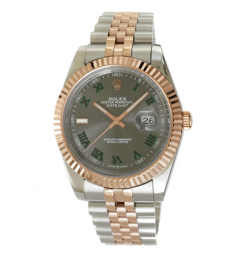 Rolex Datejust 41mm Oystersteel / Rosegold Wimbledon – Bild 3
