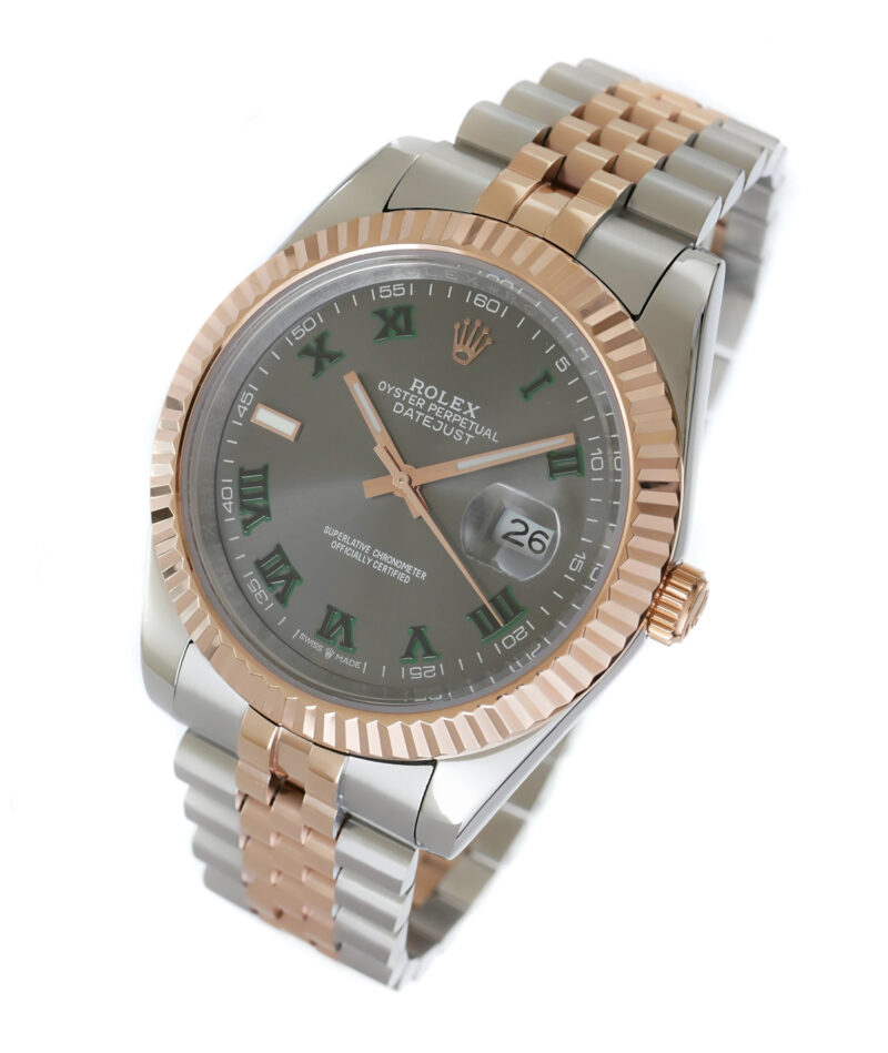 Rolex Datejust 41mm Oystersteel / Rosegold Wimbledon – Bild 5