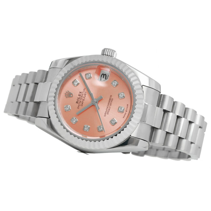 Rolex Datejust 31mm 2023 Zifferblatt rose – Bild 7