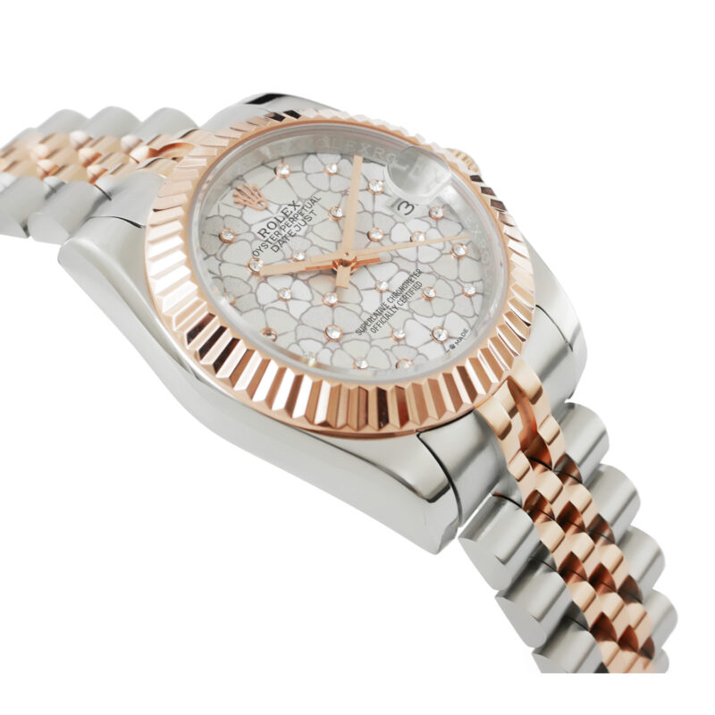 Rolex Datejust 31mm 2023 Floral 18k twotone rose – Bild 7