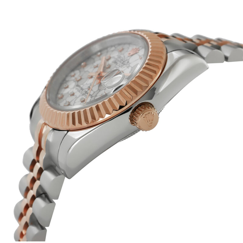 Rolex Datejust 31mm 2023 Floral 18k twotone rose – Bild 6