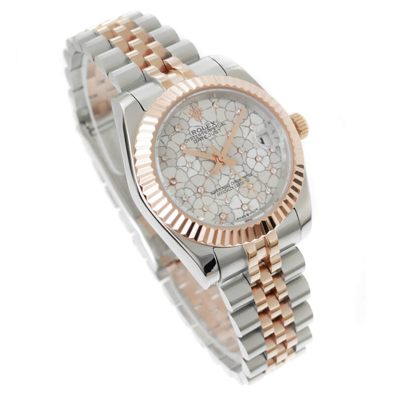 Rolex Datejust 31mm 2023 Floral 18k twotone rose – Bild 5