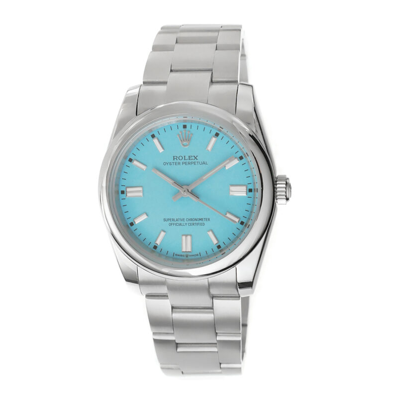 Rolex Oyster Perpetual 41mm Zifferblatt tiffany – Bild 3