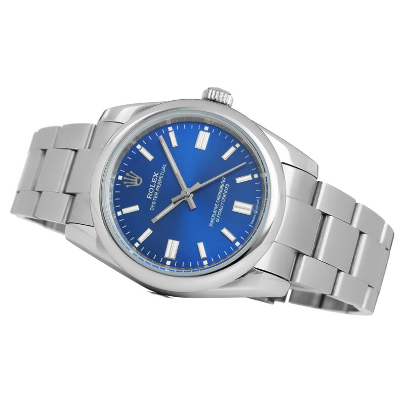 Rolex Oyster Perpetual 41mm Zifferblatt blau – Bild 9