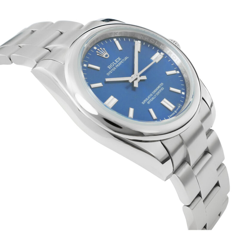 Rolex Oyster Perpetual 41mm Zifferblatt blau – Bild 7