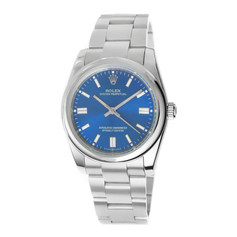 Rolex Oyster Perpetual 41mm Zifferblatt blau – Bild 3