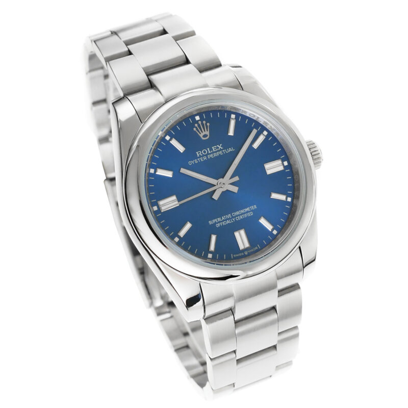 Rolex Oyster Perpetual 41mm Zifferblatt blau – Bild 5
