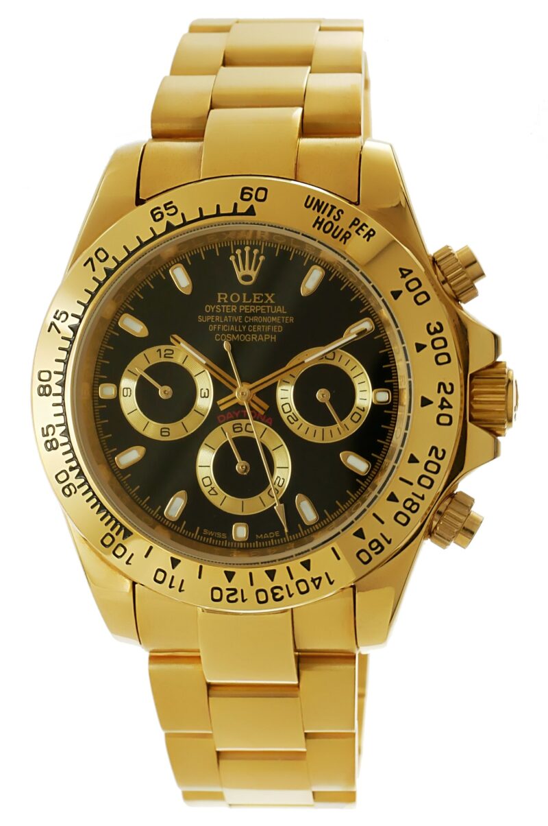 Rolex Daytona gold - schwarzes Ziffernblatt – Bild 3