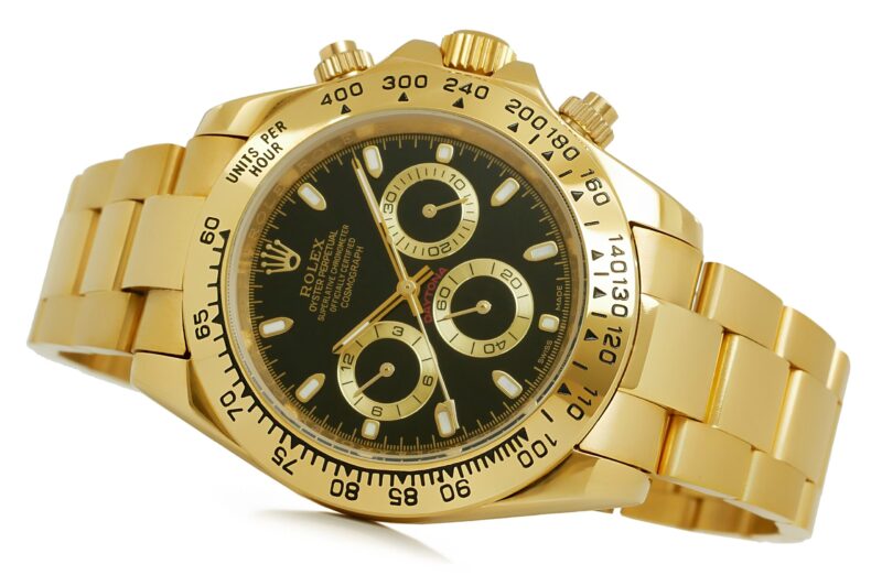 Rolex Daytona gold - schwarzes Ziffernblatt – Bild 4