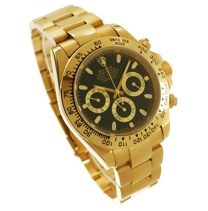 Rolex Daytona gold - schwarzes Ziffernblatt – Bild 6