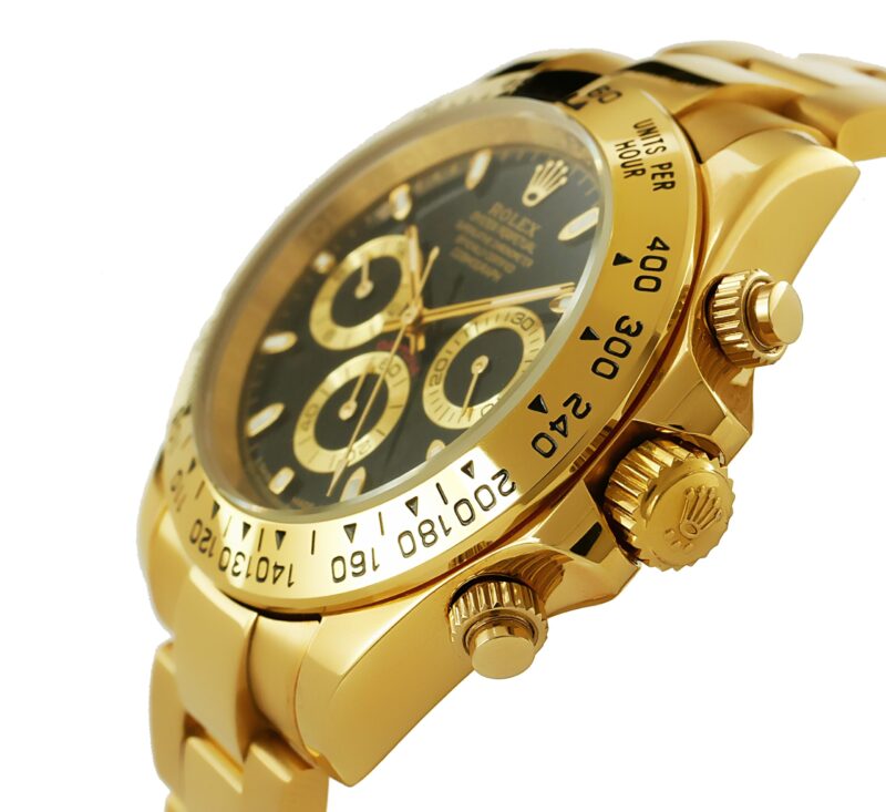 Rolex Daytona gold - schwarzes Ziffernblatt – Bild 7