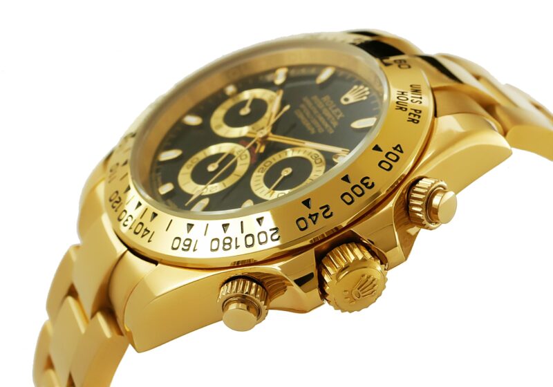 Rolex Daytona gold - schwarzes Ziffernblatt – Bild 8