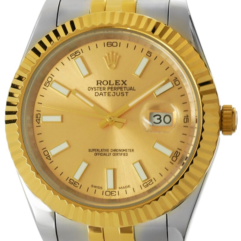 Rolex Datejust 41 Oystersteel Gelbgold