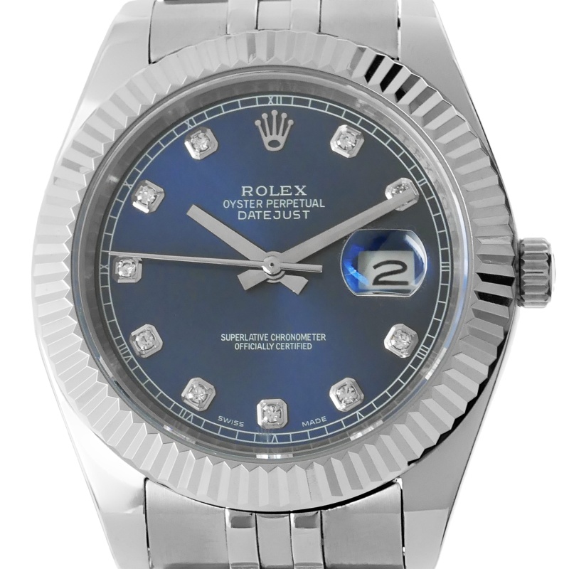 Rolex Datejust 41mm Blue Diamond Jubilee