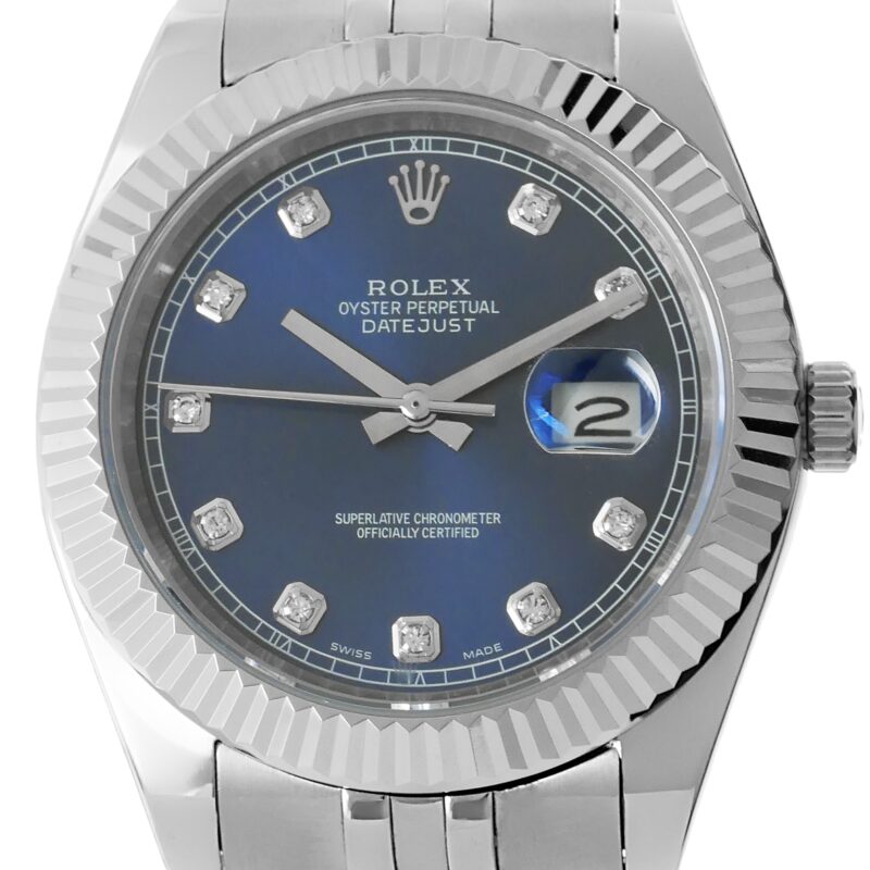 Rolex Datejust 41mm Blue Diamond Jubilee