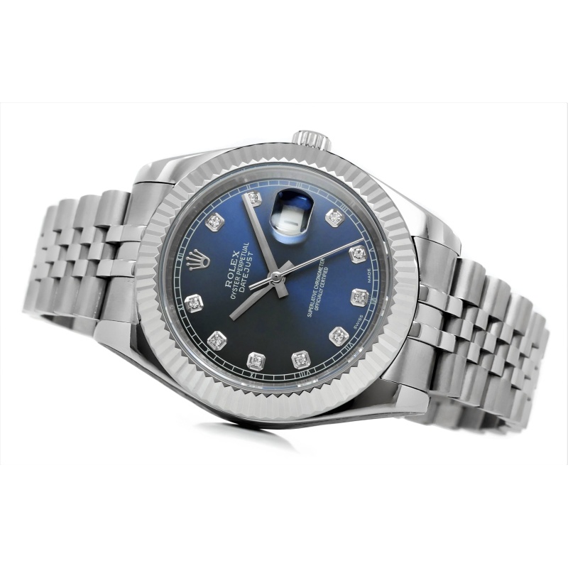 Rolex Datejust 41mm Blue Diamond Jubilee