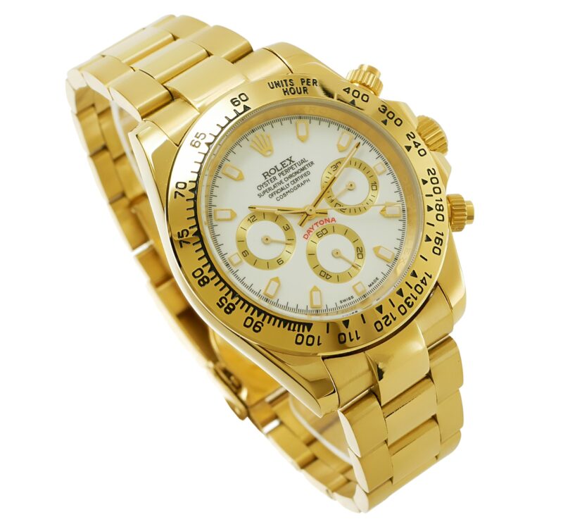 Rolex Daytona gold - weisses Ziffernblatt – Bild 6
