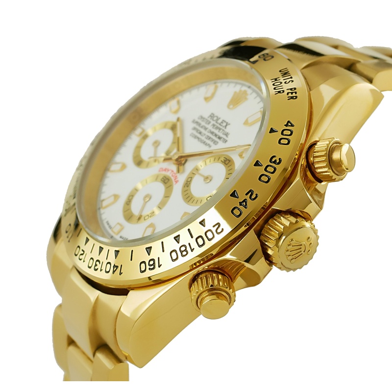 Rolex Daytona gold - weisses Ziffernblatt