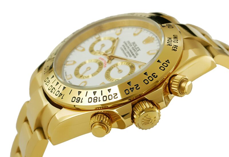 Rolex Daytona gold - weisses Ziffernblatt – Bild 8