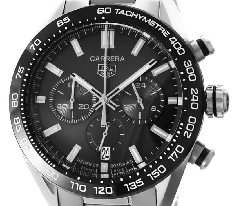Tag Heuer Carrera Heuer 02 - Schwarzes Zifferblatt