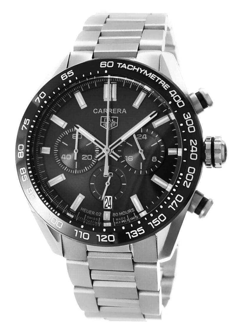 Tag Heuer Carrera Heuer 02 - Schwarzes Zifferblatt – Bild 3